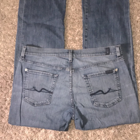 7 For All Mankind Button Fly Straight Men’s Jeans - Picture 2 of 6